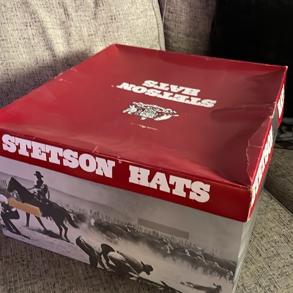 Stallion By Stetson Vintage Straw Western Cowboy Hat 6 3/4 - Picture 13 of 15